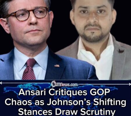 Ansari Says GOP in Disarray as Johnson’s Shifting Positions Draw Fire