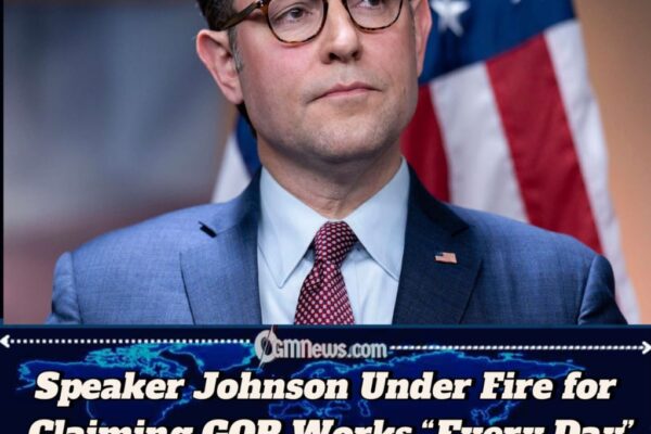 Speaker Johnson Faces Backlash Over “Every Day on the Job” Claim as Republicans Log Just 36 Workdays Since July