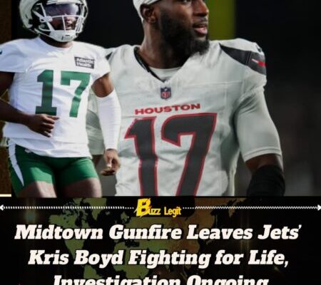 NEW YORK JETS’ KRIS BOYD HOSPITALIZED AFTER MIDTOWN SHOOTING