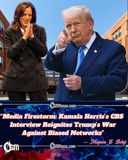 Former VP Kamala Harris Dragged Into CBS Scandal as Trump Accuses Network of Political Editing