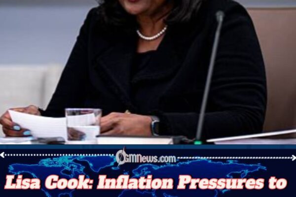 Federal Reserve Chair Lisa Cook Warns Inflation Still Above Fed Target, Blames Tariff Effects