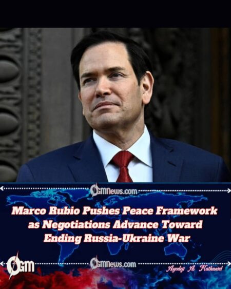 Marco Rubio Leads Breakthrough Push Toward Russia-Ukraine Peace Deal