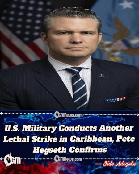 Pete Hegseth Says U.S. Military Struck Another Boat in the Caribbean, Killing at Least Three Men on Board