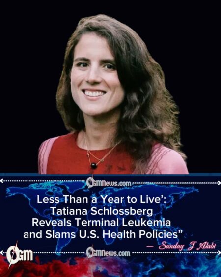Tatiana Schlossberg Reveals Terminal Leukemia Diagnosis, Criticizes U.S. Health Policies