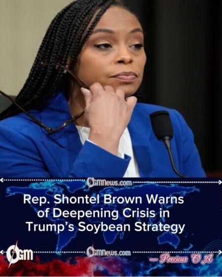 Rep. Shontel Brown Raises Alarm Over Widening Global Market Losses Linked to Soybean Policies
