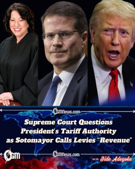 Sotomayor to the Solicitor General: “That’s exactly what they are” — Supreme Court appears to push back on President Trump’s sweeping tariff orders