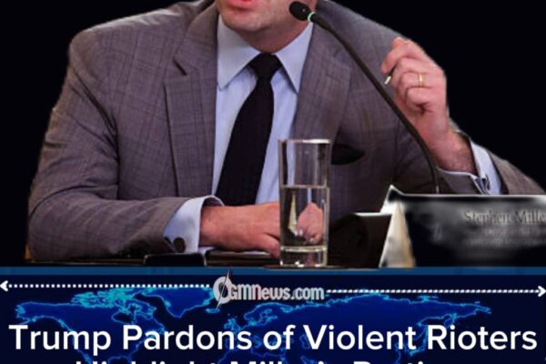 Stephen Miller Accuses Democrats of Leniency as Trump Pardons 1,500 Capitol Rioters
