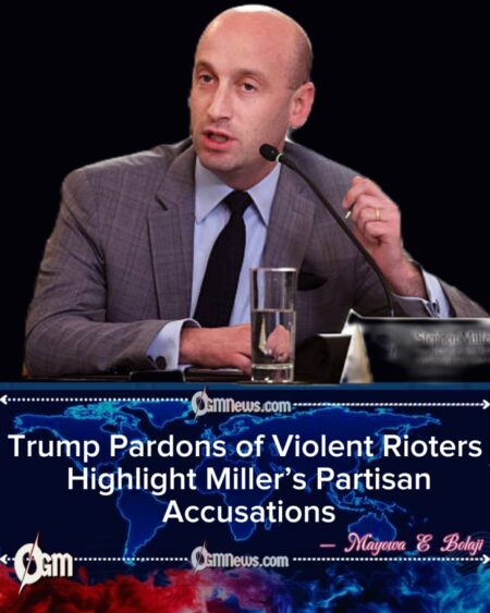 Stephen Miller Accuses Democrats of Leniency as Trump Pardons 1,500 Capitol Rioters
