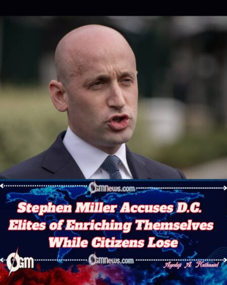 Stephen Miller Claims Criminals and Insiders Benefit as Americans Struggle