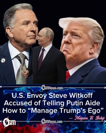 U.S. Envoy Steve Witkoff Caught Coaching Kremlin on How to Influence Trump