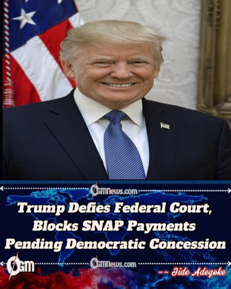 Trump Openly Defies Court Order, Declares SNAP Benefits Will Be Withheld Until Democrats Concede