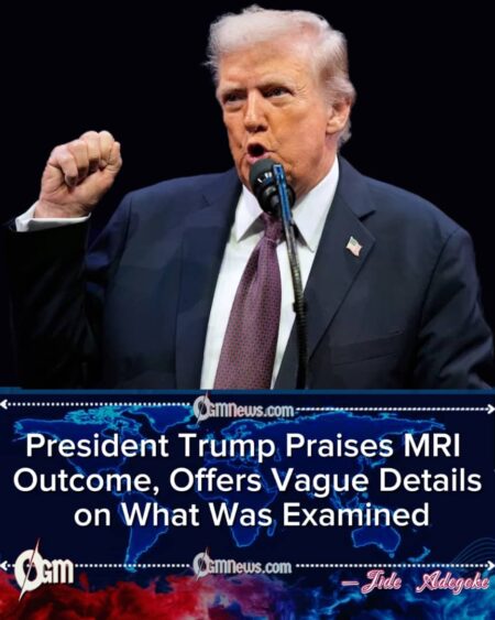 Donald Trump Defends Routine MRI, Calls Results “Outstanding” in Exchange With Reporter