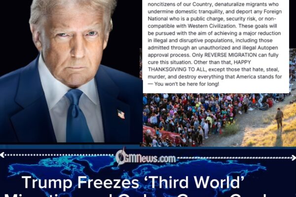 Trump Orders Sweeping Halt to Migration from ‘Third World Countries’ After D.C. Attack