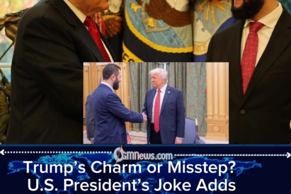 Trump’s Oval Office Banter with Syrian Leader Draws Uneasy Laughter Amid Historic White House Visit