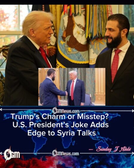 Trump’s Oval Office Banter with Syrian Leader Draws Uneasy Laughter Amid Historic White House Visit