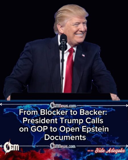 President Trump Urges House Republicans to Vote to Release the Epstein Files, Marking a Stark Reversal