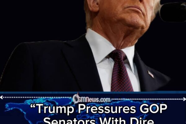 Trump’s Warning to GOP Senators Raises Alarm Over Governance by Fear