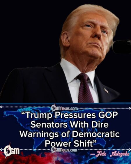 Trump’s Warning to GOP Senators Raises Alarm Over Governance by Fear