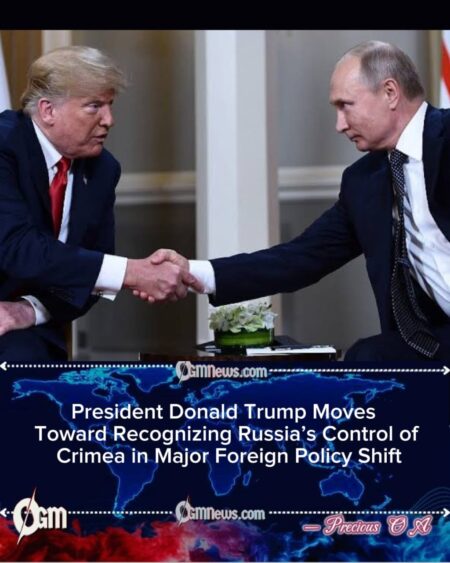 President Donald Trump Considers Historic Policy Break as White House Reviews Crimea Recognition