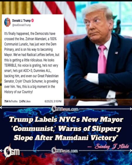 Trump Tells MAGA Movement "Fight Has Only Just Begun" After Socialist Mamdani's Stunning NYC Victory