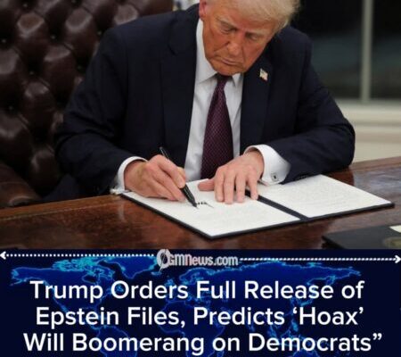 Trump Signs Bipartisan Bill Ordering Full Release of Jeffrey Epstein Files, Warns Democrats ‘Hoax’ Will Backfire