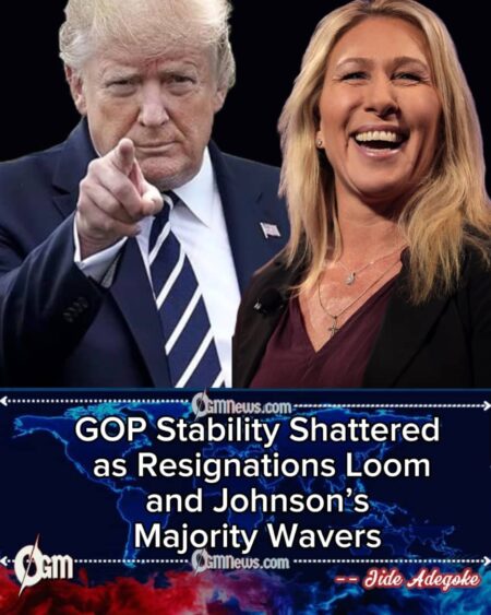 Donald Trump, GOP Faces Unprecedented Instability as Resignation Wave Threatens Speaker Johnson