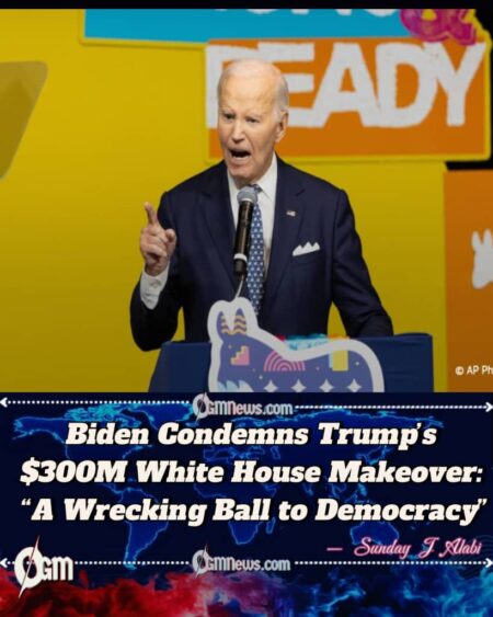 Defiant Biden Blasts Trump Over Fiery $300 Million White House Demolition: “Who in the Hell Does He Think He Is?”