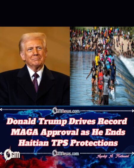Donald Trump Gains 96% MAGA Backing While Ordering TPS Termination for Haitians