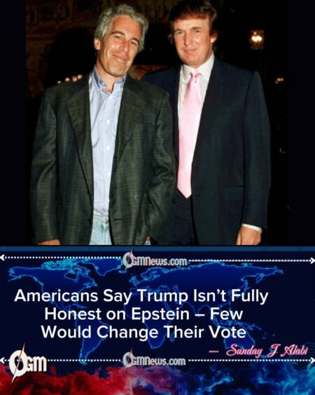 Americans Doubt Trump’s Story on Epstein – But Scandal Appears to Cement Loyalty of His Base