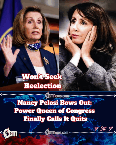 former House Speaker Nancy Pelosi announced she will not seek reelection in 2026