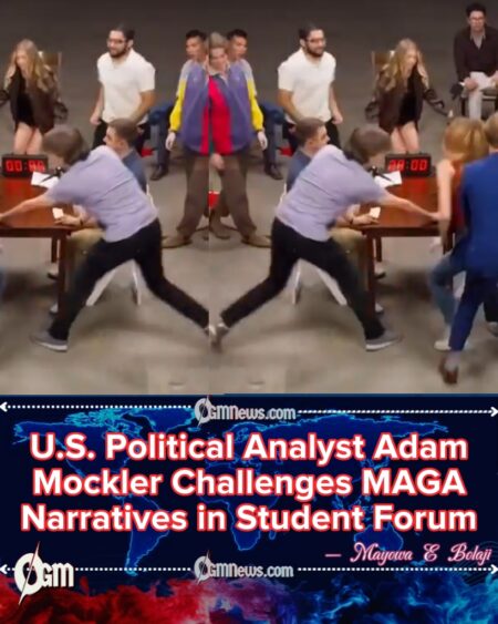 U.S. Political Analyst Adam Mockler Takes on 25 MAGA Students in High-Profile Campus Debate