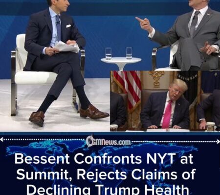 Bessent Confronts NYT at Summit, Rejects Claims of Declining Trump Health