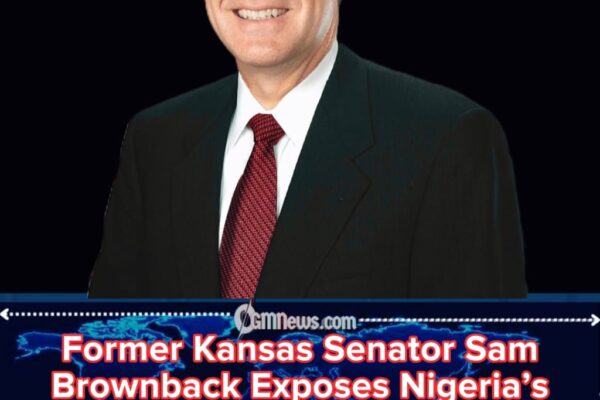 Former Kansas Senator Sam Brownback Calls Out Nigeria: Stop Persecution or Face Global Judgment