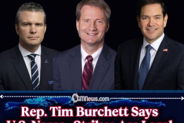 Rep. Tim Burchett Confirms Lawful Authority for Anti-Narcotics Strikes