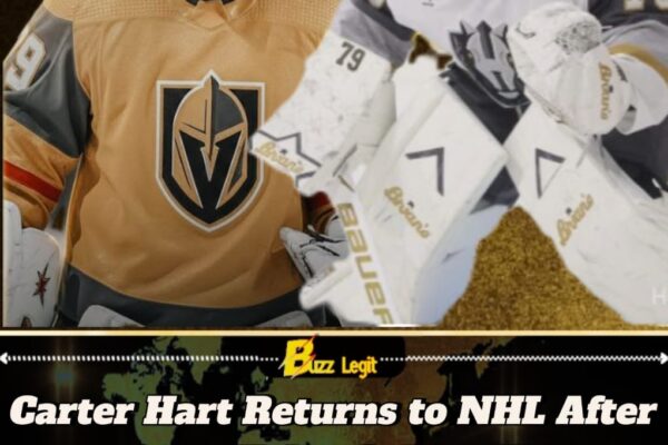 Golden Knights’ Carter Hart Returns to NHL Months After Acquittal, Shines in 4–3 Victory Over Blackhawks