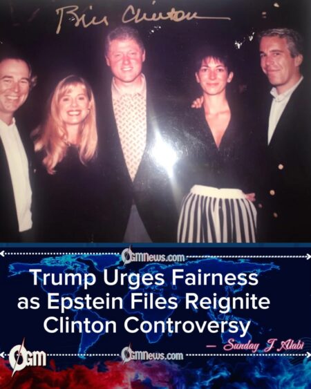 Trump Defends Clinton as Epstein Files Spark Political Storm Over Transparency and Accountability