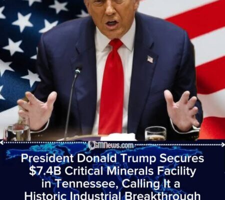 President Donald Trump Announces Strategic Minerals Project With Defense Stake in Tennessee