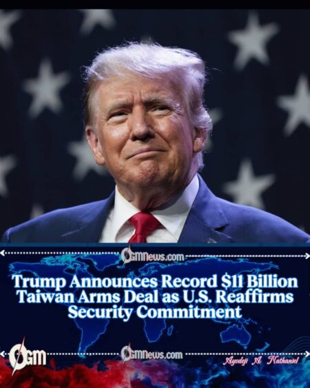 Donald Trump Authorizes Largest-Ever U.S. Arms Deal for Taiwan