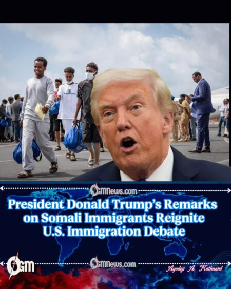 President Donald Trump’s Remarks on Somali Immigrants Draw National and Legal Scrutiny