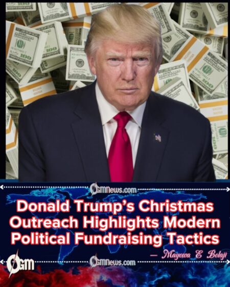 Donald Trump Under Fire for Christmas Day Fundraising Appeals