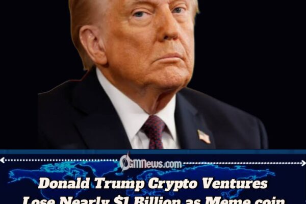 Donald Trump Crypto Exposure Drops Nearly $1 Billion Amid Market Meltdown