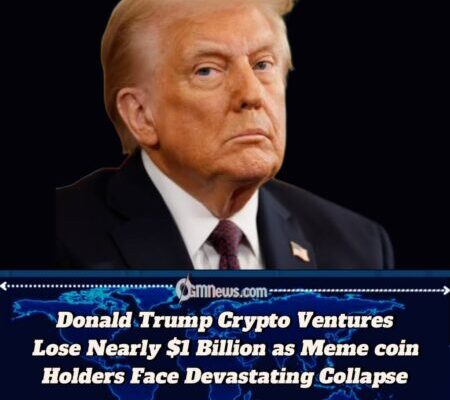 Donald Trump Crypto Exposure Drops Nearly $1 Billion Amid Market Meltdown
