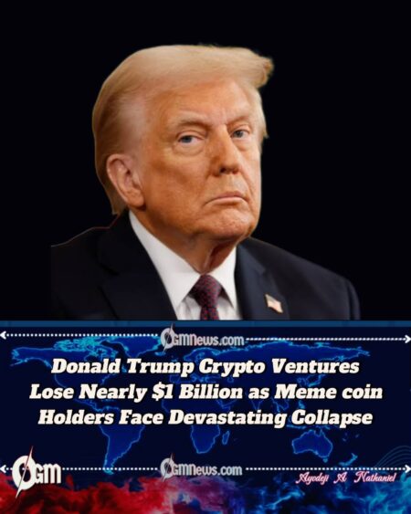 Donald Trump Crypto Exposure Drops Nearly $1 Billion Amid Market Meltdown