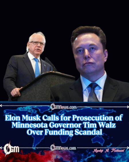 Elon Musk Wants Walz Prosecuted Over Minnesota Funding Scandal