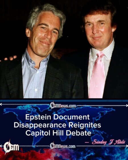 Epstein Files Disappearance Triggers Bipartisan Alarm as Democrats Accuse White House of Cover-Up