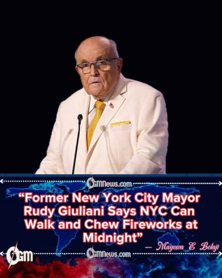 Former New York City Mayor Rudy Giuliani: NYC Can Party Safely While Paris Cancels the Countdown