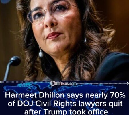 Harmeet Dhillon says DOJ Civil Rights team saw historic resignations under Trump