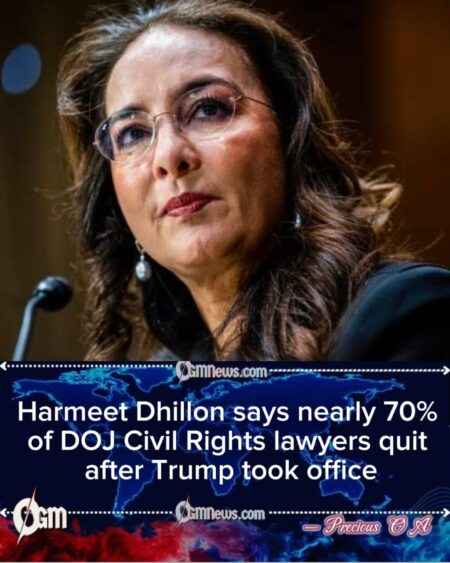 Harmeet Dhillon says DOJ Civil Rights team saw historic resignations under Trump