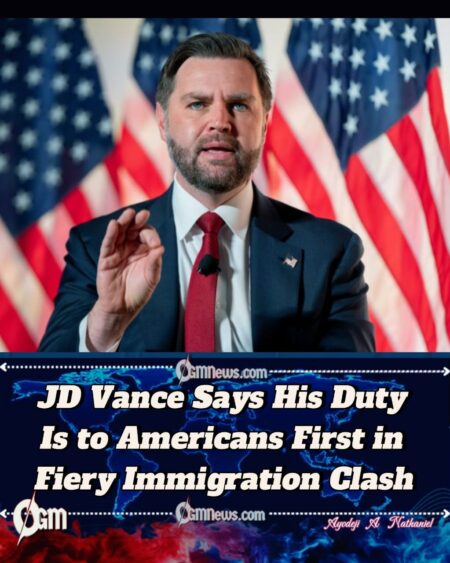 JD Vance Declares His Duty Is to Americans First, Not “the Whole World,” in Fiery Exchange on Immigration