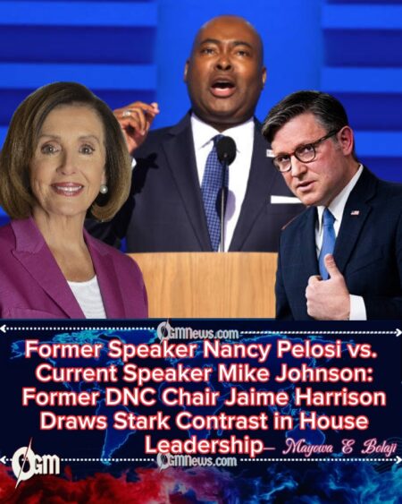 Former DNC Chair Jaime Harrison Critiques House Leadership, Compares Johnson to Pelosi